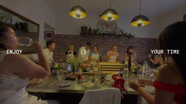 Everyone around the studio table